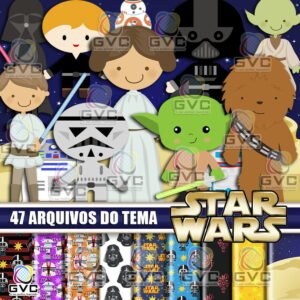 Kit Digital Star Wars Cute