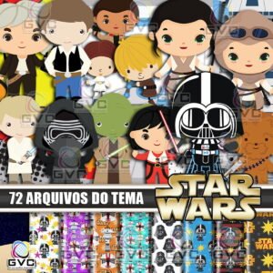 Kit Digital Star Wars Cute
