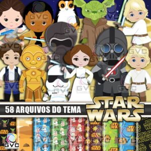 Kit Digital Star Wars Cute