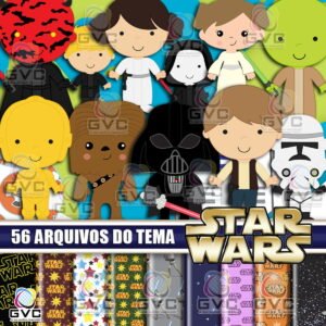 Kit Digital Star Wars Cute