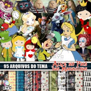 Kit Digital Alice No País das Maravilhas