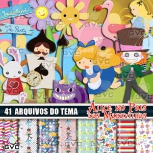 Kit Digital Alice No País das Maravilhas