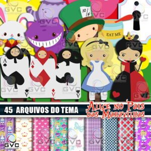 Kit Digital Alice No País das Maravilhas