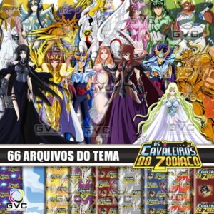 Kit Digital Cavaleiros do zodíaco