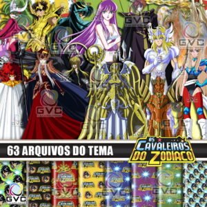 Kit Digital Cavaleiros do zodíaco