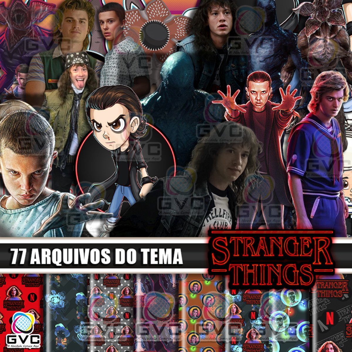 Kit Stranger Things Kit Digital Stranger Things - GVC Digital
