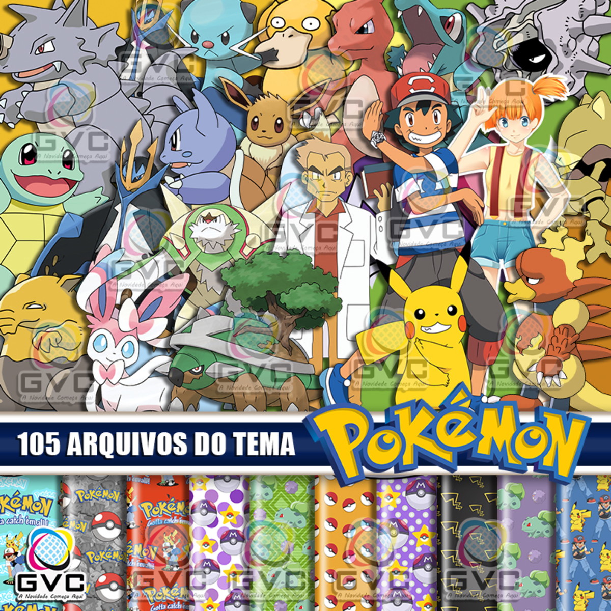 Kit Digital Pokémon - GVC Digital