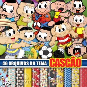 Kit Digital Cascão Turma da Mônica