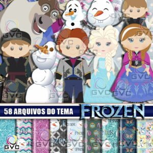 Kit Digital Frozen Cute
