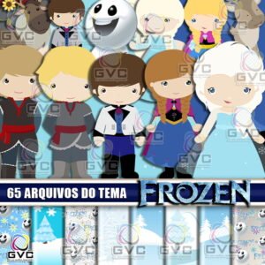 Kit Digital Frozen Cute