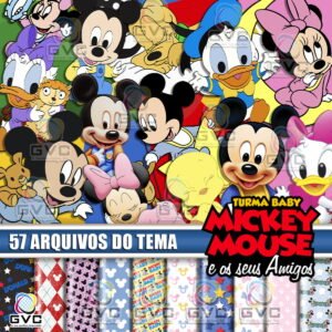 Kit Digital Mickey Baby