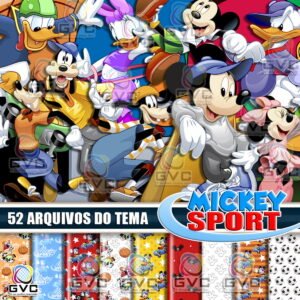 Kit Digital Mickey Esportes