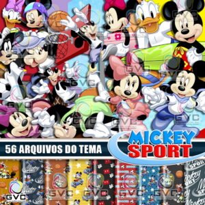 Kit Digital Mickey Esportes
