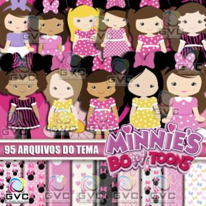 Kit Digital Minnie Toons