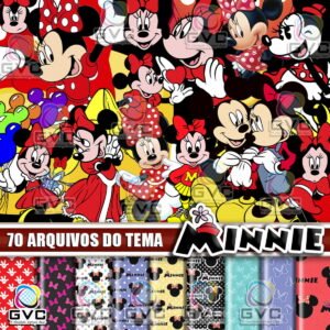 Kit Digital Minnie Vermelha