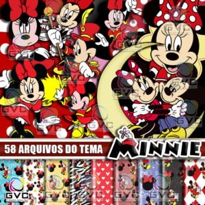 Kit Digital Minnie Vermelha