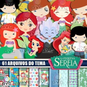 Kit Digital Pequena Sereia