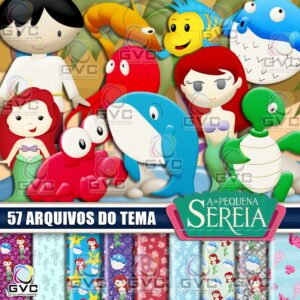 Kit Digital Pequena Sereia