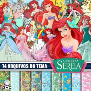 Kit Digital Pequena Sereia