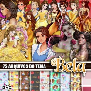 Kit Digital Princesa Bela