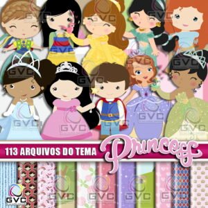 Kit Digital Princesas Cute