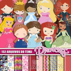 Kit Digital Princesas Cute