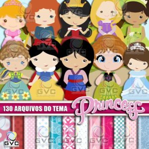 Kit Digital Princesas Cute
