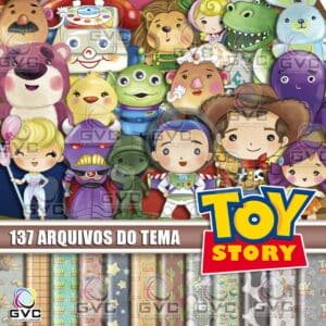 Kit Digital Toy Story Aquarela