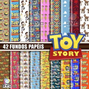 Kit Digital Toy Story Fundos Papéis