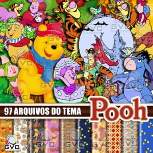 Kit Digital Ursinho Pooh