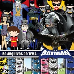 Kit Digital Batman Normal e Cute