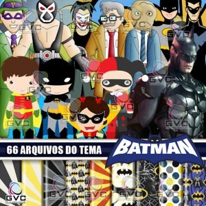 Kit Digital Batman Normal e Cute