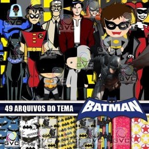 Kit Digital Batman Normal e Cute