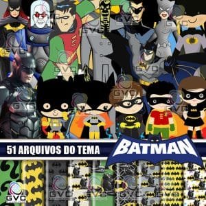 Kit Digital Batman Normal e Cute