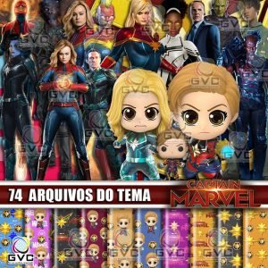 kit Digital Capitã Marvel