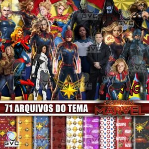 kit Digital Capitã Marvel