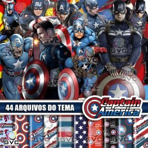 Kit Digital Capitão América