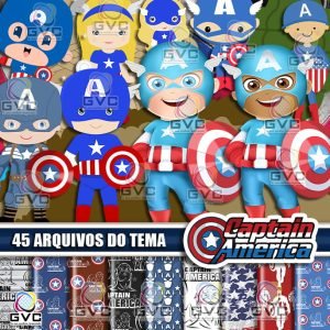 Kit Digital Capitão América