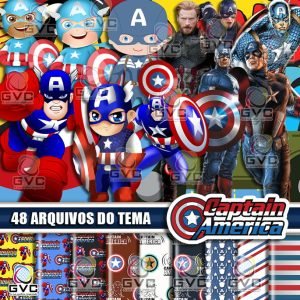 Kit Digital Capitão América