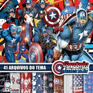 Kit Digital Capitão América