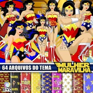 Kit Digital Mulher Maravilha