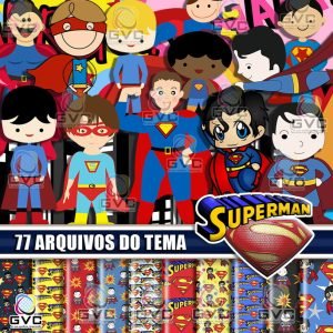 Kit Digital Superman Cute