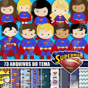 Kit Digital Superman Cute
