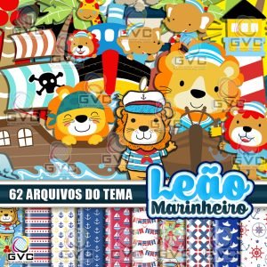 Kit Digital Leão Marinheiro