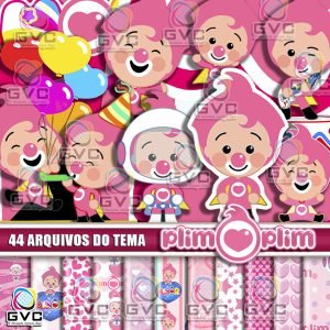 Kit Digital Plim Plim Rosa
