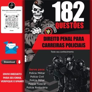 Livro de Questões Sobre Direito Penal para Carreiras Policiais