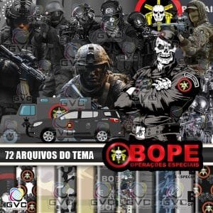 Kit Digital Bope Tropa de Elite