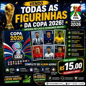 Figurinhas Copa Do Mundo 2026 Para Imprimir Arquivo Pdf